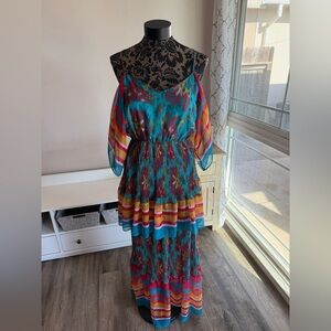 Twin-set stunning‎ colorful fun dress small made in Italy